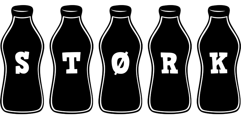 Størk bottle logo