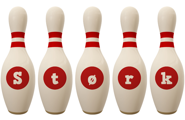 Størk bowling-pin logo