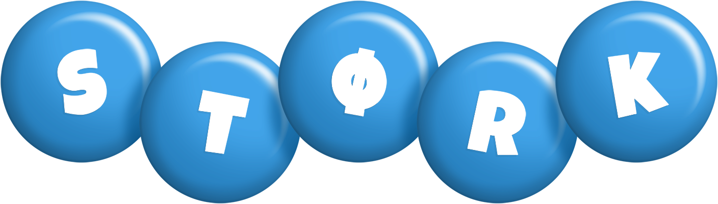 Størk candy-blue logo