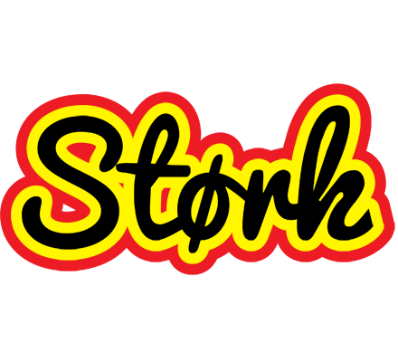 Størk flaming logo