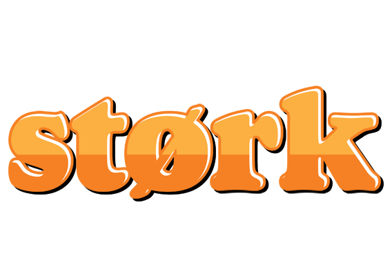Størk orange logo