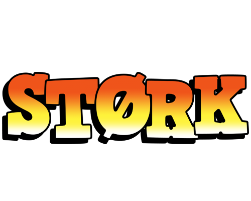Størk sunset logo