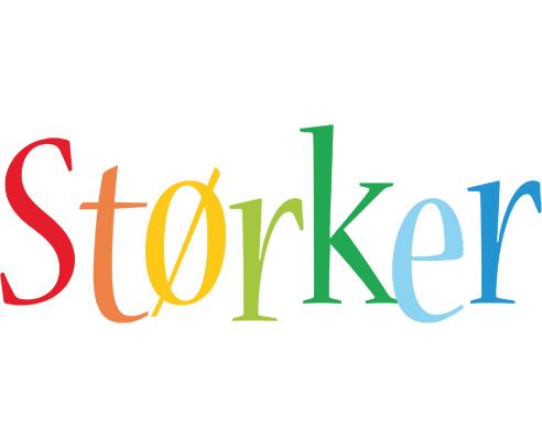 Størker birthday logo