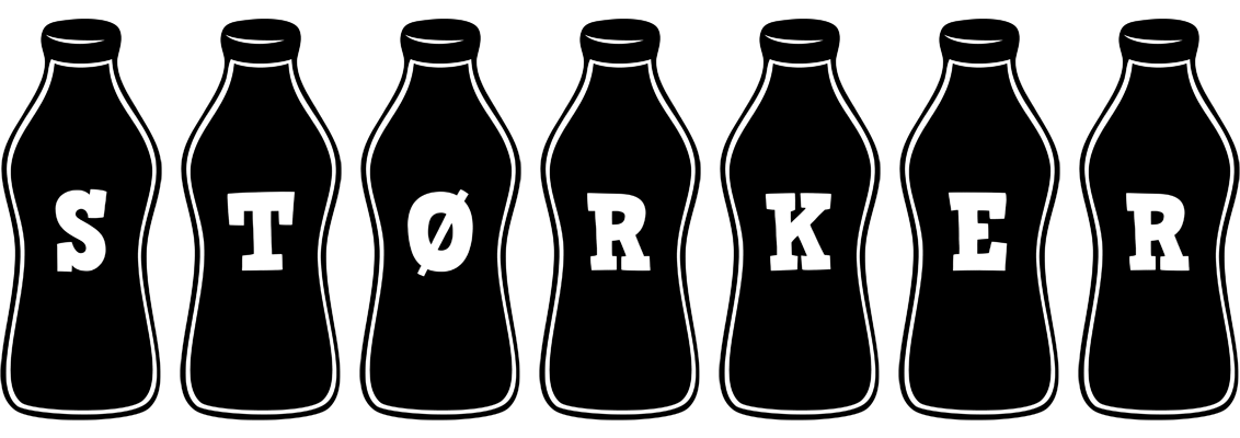 Størker bottle logo