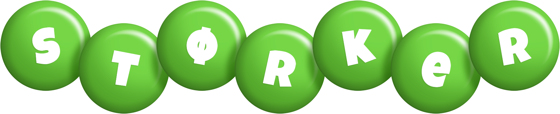 Størker candy-green logo