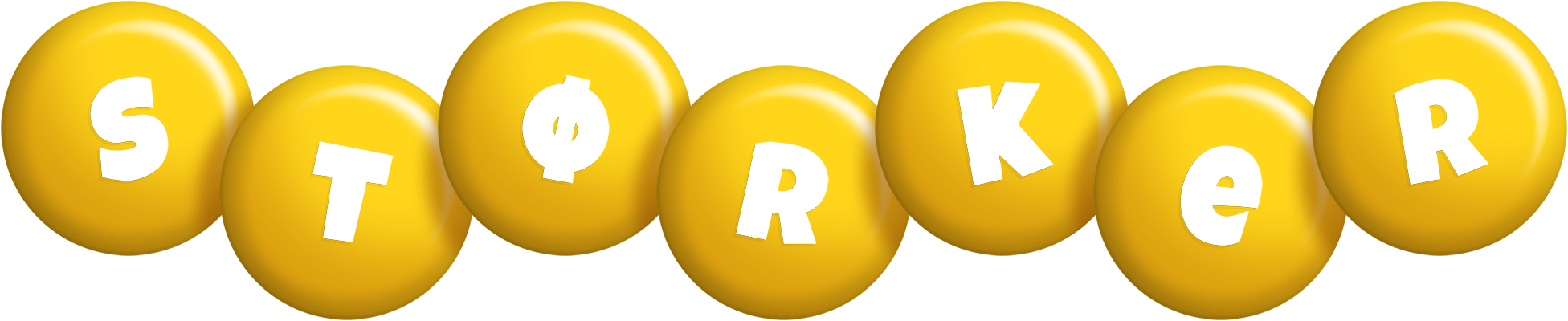 Størker candy-yellow logo