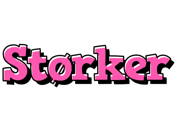 Størker girlish logo