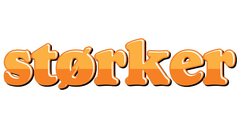 Størker orange logo