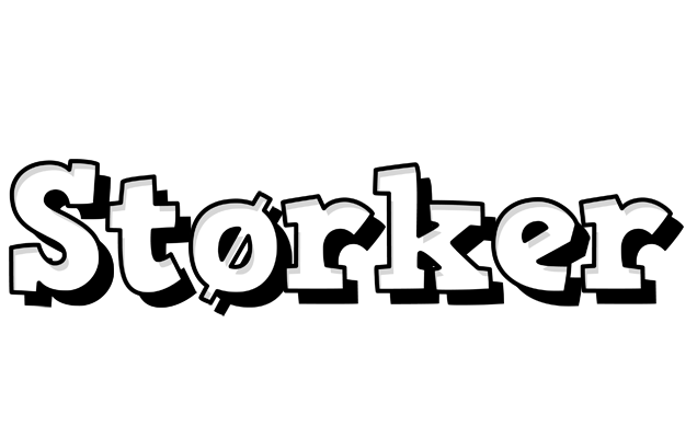 Størker snowing logo