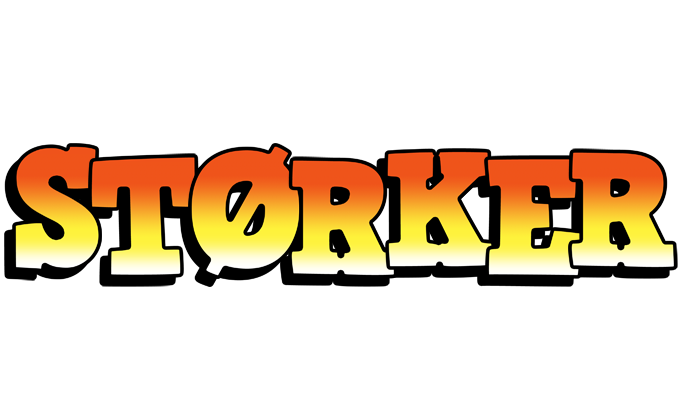 Størker sunset logo