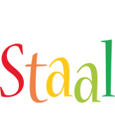 Staal birthday logo