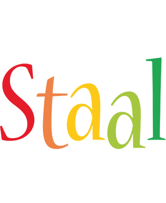Staal birthday logo