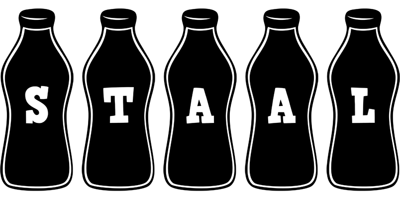 Staal bottle logo