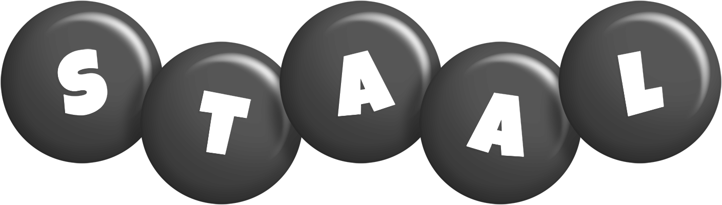 Staal candy-black logo