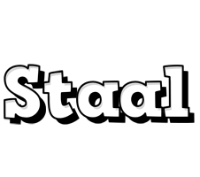 Staal snowing logo