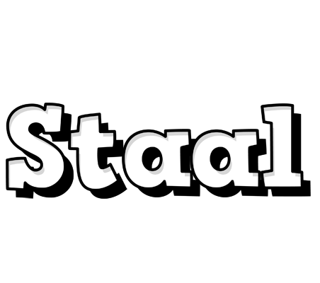 Staal snowing logo
