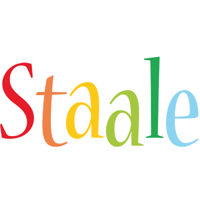 Staale birthday logo