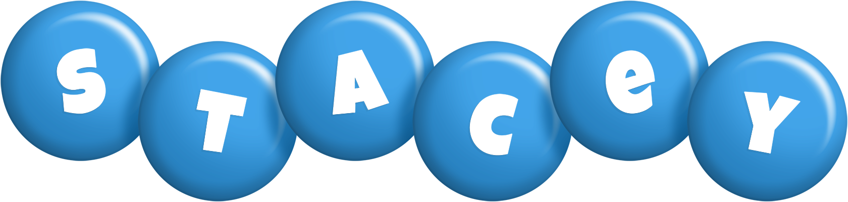 Stacey candy-blue logo