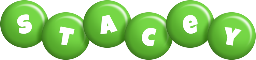 Stacey candy-green logo