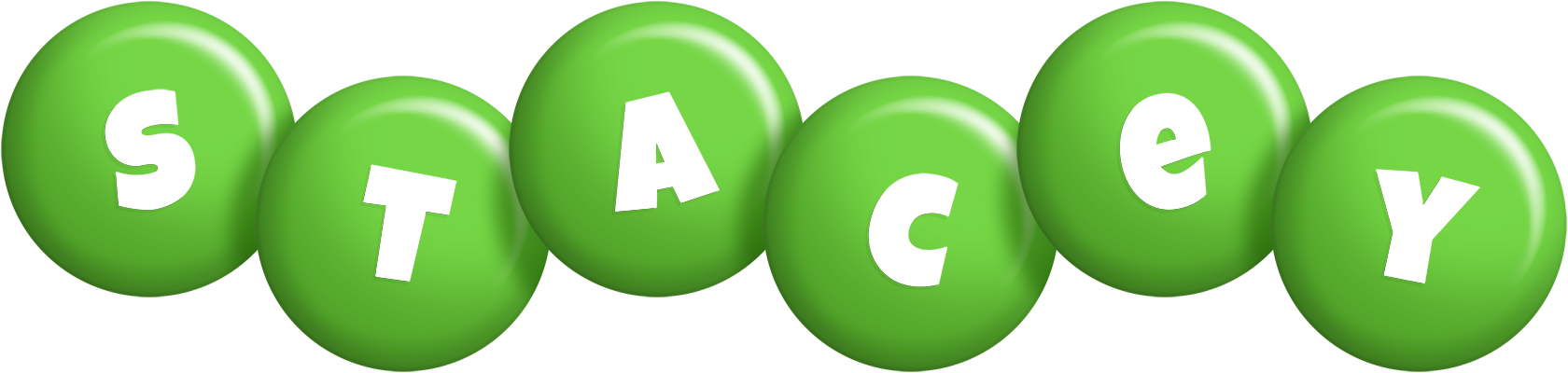 Stacey candy-green logo