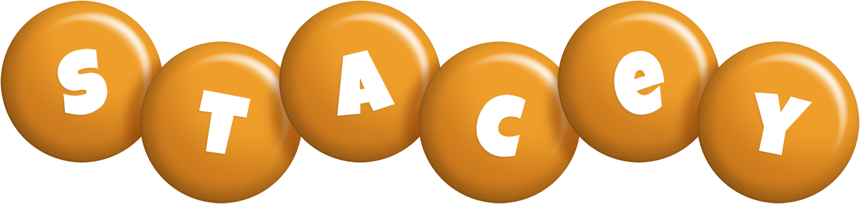 Stacey candy-orange logo