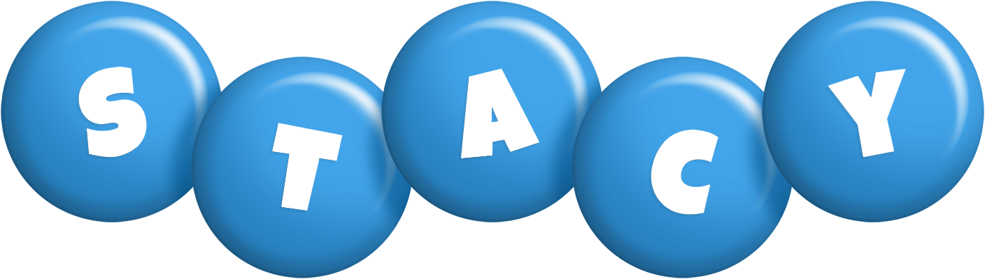 Stacy candy-blue logo