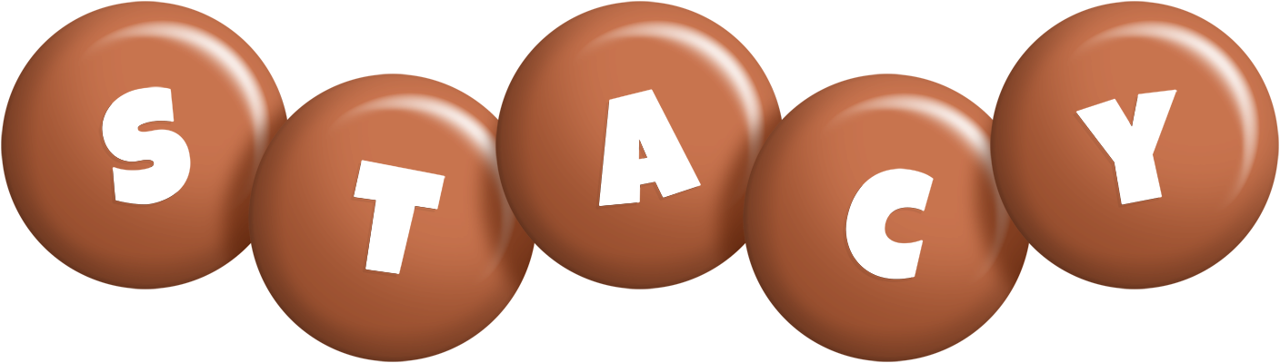 Stacy candy-brown logo