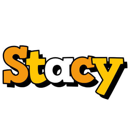 Stacy cartoon logo