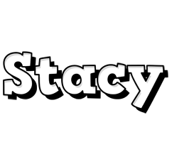 Stacy snowing logo