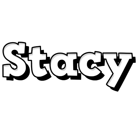 Stacy snowing logo