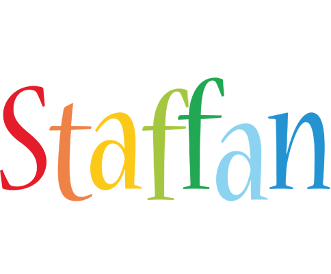 Staffan birthday logo