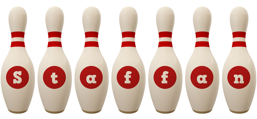 Staffan bowling-pin logo