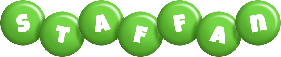 Staffan candy-green logo
