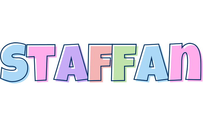 Staffan pastel logo