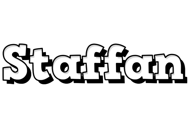 Staffan snowing logo