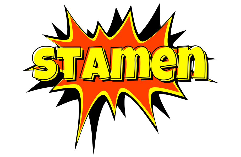 Stamen bazinga logo