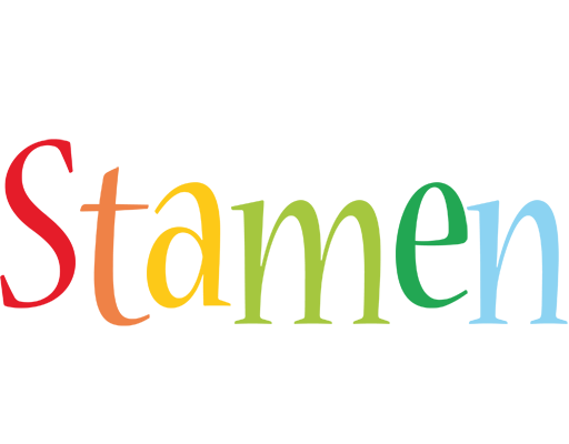 Stamen birthday logo