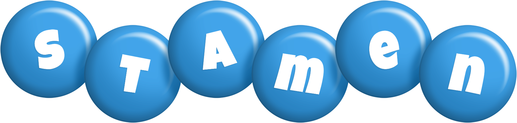 Stamen candy-blue logo