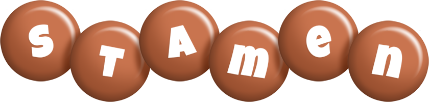 Stamen candy-brown logo