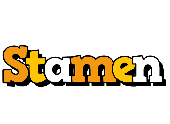Stamen cartoon logo