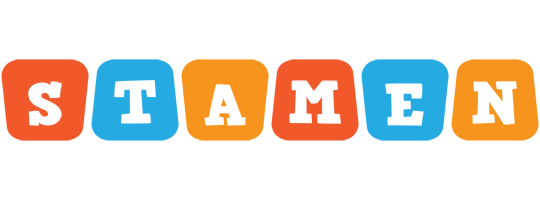 Stamen comics logo