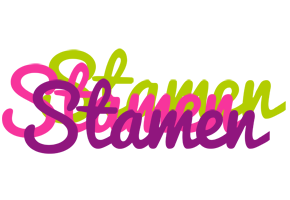 Stamen flowers logo