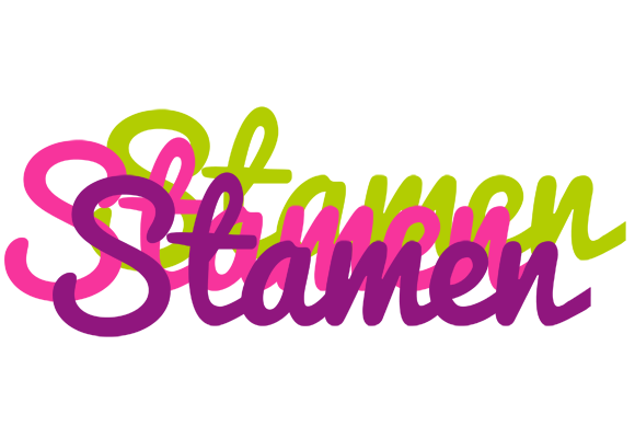 Stamen flowers logo