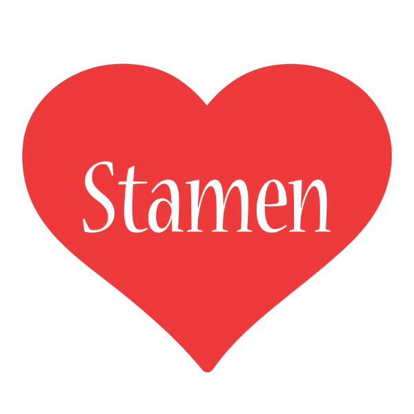 Stamen love logo