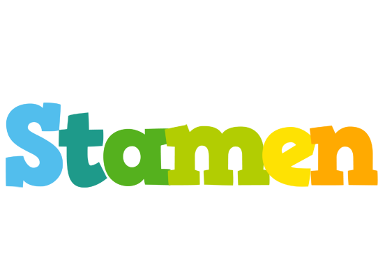 Stamen rainbows logo