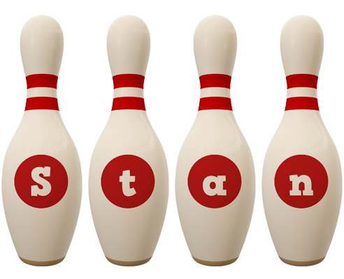 Stan bowling-pin logo