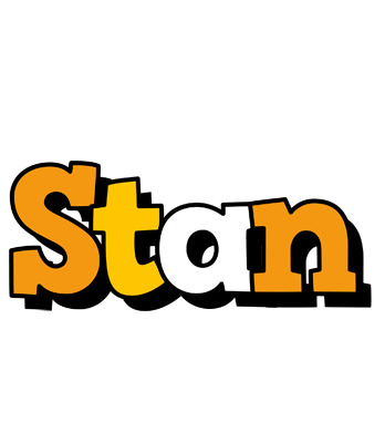 Stan cartoon logo