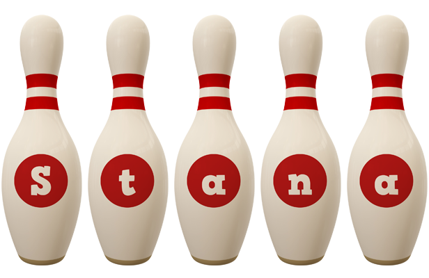 Stana bowling-pin logo