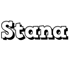 Stana snowing logo