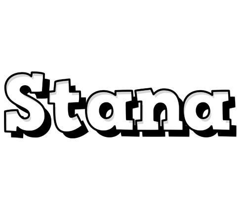 Stana snowing logo